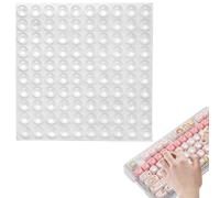 100 Pièces Protection Clavier pour Ongles Longs des Femmes, Sticker Clavier pour Nail Art, Capuchons de clavier DIY autocollants transparents incurvés pour clavier d'ordinateur portable