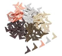 100 Pièces Protège-coins de Livres en Métal, Angle Triangulaire Vintage | Finition Fer Antique, Protection Décorative L’usure, pour Albums, Carnets et Reliures en Voyage
