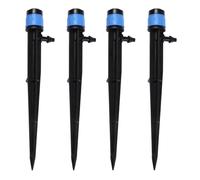 100 Pièces Pulvérisateur D'irrigation 13cm en PP, Rotation 360° | Buse Bleue Légère et Facile à Utiliser, Arrosage du Jardin et Refroidissement de Toit, Format Compact