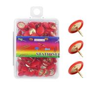 100 Pièces Punaises De Dessin Punaises Pousser des Punaises Décoratives Affiche Tableau D'affichage pour Photos Pousser Carte Message Dessin Pouce