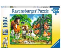 100 pièces Ravensburger Kinder Puzzle XXL Assemblée des animaux 10689