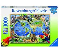 Puzzle 100 Pièces Animaux Du Monde