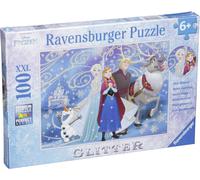 100 pièces Ravensburger Kinder Puzzle XXL paillettes Disney Frozen neige 13610