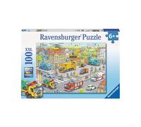 100 pièces Ravensburger Kinder Puzzle XXL Véhicules dans la ville 10558