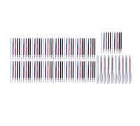 100 Pièces Recharge de Stylo Effaçable à Chaud Stylo de Disparition à Haute Température Stylo Lavable pour Tailleur Tissu PU Cuir Outils de Couture