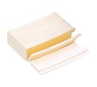 100 pièces rectangle mousse gâteau planches or qualité alimentaire carton cupcake base dessert présentoir pour pâtisserie ventes restauration événements 13x4 cm 5.1x1.6in