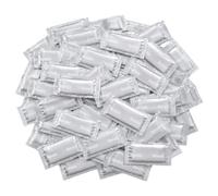 100 Pièces Regular Préservatifs, Preservatif Extra Fins, 53 mm de Large