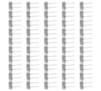 100 Pièces Résonateur à Cristal de Quartz Hc-49s 16 Mhz | Composant Passif en Quartz, Boîtier Argenté, Usage pour Copieurs et Équipements de Communication