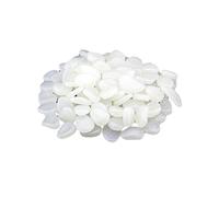 100 Pièces Roches Incandescentes Aquarium Cailloux Gravier Roches Luisantes pour Jardin Galets pour Pots De Fleurs Pierres Lumineuses Pierres Blanches pour Le Jardin Lumineux Vase