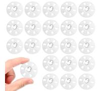 100 Pièces Rondelles de Fixation Faciles à Fixer pour Support de Carrelage 35mm - Rondelle Plate Ronde pour Plaque de Plâtre Extrudée