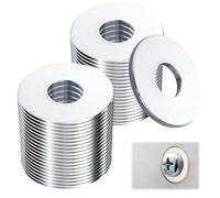 100 Pièces Rondelles Metal M6 x 18mm, Rondelle Plate Rondelles Plates en Acier Rondelles Inox Rondelles en Acier Inox Rondelle Plate M6 pour Boulons, écrous et Tiges Filetées