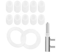 100 Pièces Rondelles Pour Gonds de Porte,Joint de Vidange Voiture Joint de Bouchon de Vidange,50 Pièces 10,2 x 14,5 x 1mm/ 50 Pièces 10,2 x 14,5 x 2mm,Rondelles en Nylon pour Robinets