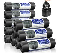 100 Pièces Sac Poubelle 30L Sacs pour Toilettes Biodégradables, Sac Poubelle Haute 30L, Bio Pièces édition pour Toilettes de Camping, Voyage, Randonnée, Cuisine, Maison