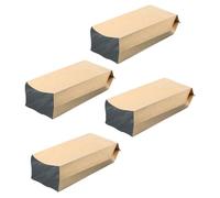 100 Pièces Sachet de Thé Kraft à Soufflets Latéraux, Scellable