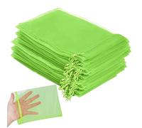 100 Pièces Sachet Protection Raisin, Jardin Plant Fruits Protection Sac, Cordon Filet Sac Insectes, Sac De Protection Fruits, Jardin Protéger Sacs pour Potéger Les Grappes Frelons Et des Oiseaux