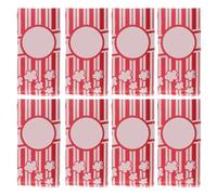 100 Pièces Sachets à Popcorn en Papier Anti Graisse, Lot | Popcorn et Bonbons Durs, Format Mini, Rangement la Cuisine et Service