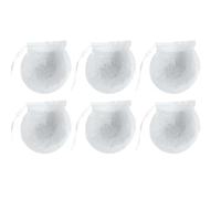 100 Pièces Sachets de Thé Ronds Jetables en Papier | Pâte de Bois Blanche Monocouche, Adaptés aux Feuilles en Vrac, Tisanes, Poudre Végétale, Théière et Réceptions