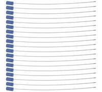100 Pièces Scellé de Transport, Numéroté Bleu | Sécurité Anti-effraction, Étanchéité Météo, Usage Transport et Entrepôt, pour Coffres et Matériel Électrique