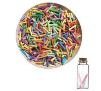 100 Pièces Souhaitant Défiler Papier,Message Lettre Capsule,Petits Messages Rouleaux De Papier À Vœux Porte,Bonheur Papier De Souhait De Message,Pour Cadeaux De Saint Valenti Bouteille Vœux