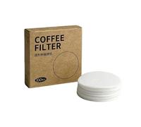 100 Pièces Spécial Bol À Poudre Papiers Filtres Blancs 51mm/58mm Papiers Séparation D'eau Secondaire Pour Machine À Expressos Papiers Filtrants Accessoires Café