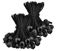 100 Pièces Tendeur Elastique avec Boules,15cm Tendeur Élastique Bache Sandow Elastique, Cordons Élastiques Bungee Tendeur CORDE