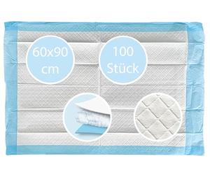 100 pièces TIGA-MED SAP Premium alèses médicales | Alèses jetables avec absorbeur à flocons | Lingettes pour bébés | Pads d’entraînement | Alèses pour incontinence | Alèses pour chiots (60 x 90 cm)