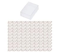 100 Pièces Trombone Métallique Forme Animaux, Clips Papier Rose Doré, Papeterie Bureautique, Boîte Portable - Antirouille Durable, Organisation Documents, Usage Bureau et Maison (Colibri)