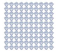 100 pièces trombones innovants mignons en forme de petite paume mini trombones en métal réutilisables pour bureau école maison durable résistant à la rouille galvanisé (Bleue)