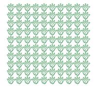 100 pièces trombones innovants mignons en forme de petite paume mini trombones en métal réutilisables pour bureau école maison durable résistant à la rouille galvanisé (Verte)