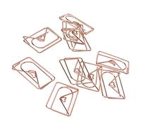 100 pièces trombones, trombones en forme de lettre de courrier trombones trombones mignons trombones amusants avec boîte pinces de signet pinces de planificateur pour les fichiers