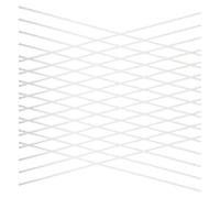 100 Pièces Tube à Rivets de Reliure 4,8x500mm en Plastique Blanc | Tube de Documents à Pression, Structure Lisse Intégrée, pour Bureau et Comptabilité, Boîte Incluse