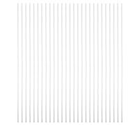 100 Pièces Tube de Reliure Standard à Rivet Plastique | Accessoire Beige 5,2x500mm, Fixation Sûre des Documents, Compatible Machines à Relier et Tubes de Justificatifs