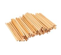 100 Pièces Tubes de Roseaux Naturels pour Abeilles Maçonnes, 20 CM | Liners de Rechange Creux, Diamètre 0,5 à 0,8cm, Surface Lisse, pour Nichoirs et Vergers