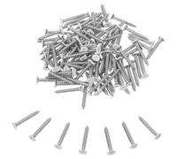 100 Pièces Vis Autotaraudeuses pour Plaques Murales en Acier Inoxydable | Résistantes à Torsion, Installation Rapide, pour Rénovations et Remplacements sur Panneaux, Prises