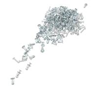 100 Pièces Vis D’ancrage à Expansion Pétale M4 | Acier Carbone, Finition Résistante à Corrosion, Serrage Rapide, pour Béton, Brique Creuse, Panneaux Minces