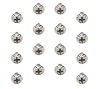 100 Pièces Vis Pci pour Boîtier PC Argenté, Tête Ronde Métal, 6 | Remplacement Antistatique, Prise Facile et Pose Rapide, pour Montage de Matériel et Assemblage Système