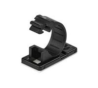 StarTech.com 100 Pinces Attache Câbles Adhésives Noir, Organiseur Câbles Réseau/Ethernet/Bureau/Ordinateur, Range Câbles Bureau Autocollant, Pince Nylon Autocollante Ignifugée UL/94V-2 (CBMCC2) - attaches de câbles - Conformité TAA