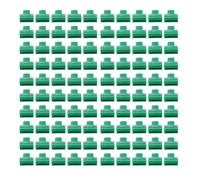 100 Pinces de Serrage pour Film de Serre, Filet de Couverture, Tunnel, Arceau, Cadre, Pince pour Tige de Filet d'ombrage, Pinces pour Film de Serre (14 mm)