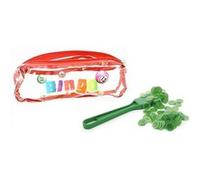 100 pions magnetique de loto vert + ramasse pions vert + trousse bingo rouge multicolore G