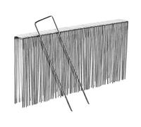 100 agrafes Paillage Acier Galva Inoxydable H 17cm L 3.5cm Ø 3mm - Piquet Fixation sol, sardine tente, toile paillage, fixation tuyau