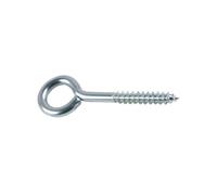 100 Pitons Vissables à Extrémité Filetée 5 x 40 mm - NFE 25609 - Zingué blanc - D-Work