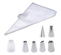 100 Poches Poches À Douilles Pour Pâtisserie 6 Douilles Pâtisserie Professionnelle Et 1 Adaptateur, Poche A Douille Patisserie, Ustensiles À Pâtisserie Pour Déco Gâteau, Cupcake, Crème, Chocolat