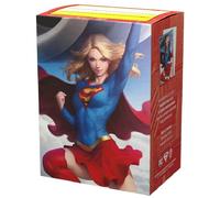 100 Pochettes Art Brushed Format Standard Supergirl - Dragon Shield