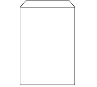 100 Pochettes C4 229 x 324 mm sans fenêtre blanches papier velin 90 gr