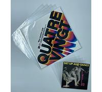 100 Pochettes de Protection en Plastique pour disques vinyles 45 Tours + 100 pour 33 Tours 12" et 7"