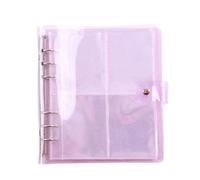 100 pochettes petit album photo maison photo étui stockage portable carte nom livre album photo carte photocard porte-carte d'identité, violet 3in