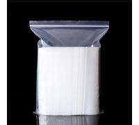 100 Pochon Plastique, Refermables Sacs Zippés en Plastique,Petit Sachet Pochette Plastique 28x40cm