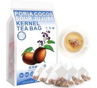 100% Poria Cocos Sour Jujube Kernel Tea Bag, 250g/8.81oz (5g*50bags) malt, igname aux dattes, lys, roses, sachet de thé composé thé chinois, thé santé 茯苓酸枣仁茶