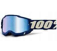 100 POUR CENT FA20 ACCURI 2 GOGGLES DEEPMARINE - MIRROR BLUE LENS GOGGLES ACCURI