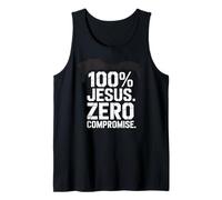 100 Pour Cent Jésus Zéro Compromise Débardeur